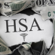 torn dollar with hsa ( health savings account ) paper message_canstockphoto44247807-2